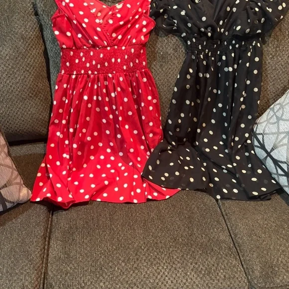 Red Polka Dot dresses - Picture 3 of 4